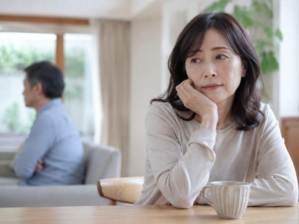 同じ家にいても心の距離を感じる50代夫婦